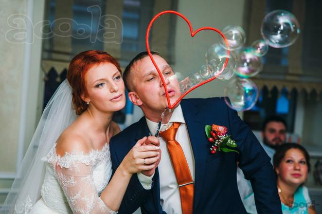 0Шоу мыльных пузырей на свадьбу