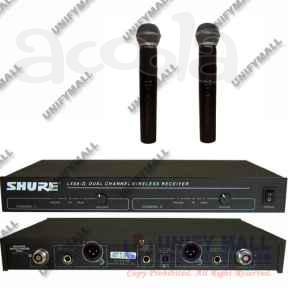 Микрофон SHURE LX88-II радиосистема 2 микрофона SHURE SM58. магазин.