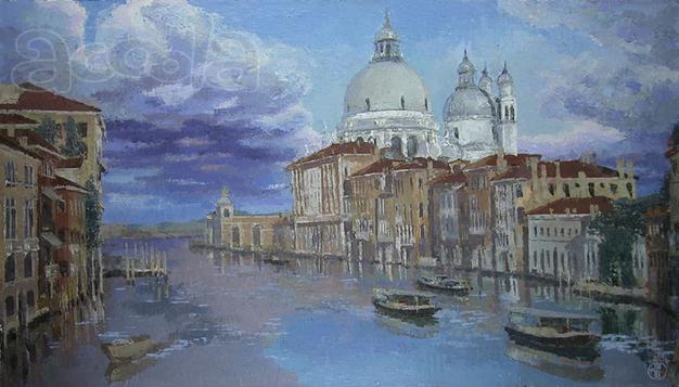 Продаю картину: автор Аксамитов Юрий, Venezia, Santa Maria de la Salute